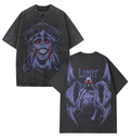 "Statue Of God" Crazy Statue Anime Printed Washed Unisex Oversized