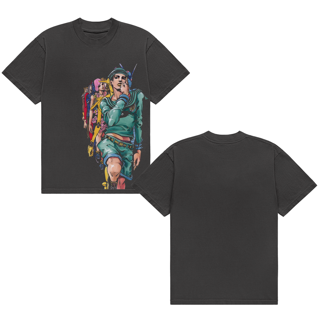 JoJo JoJolion Heavyweight Vintage Graphic Oversized Streetwear Unisex