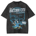 Vintage Visit Raccoon City Double Printed Unisex Lightweight Cotton T-Shirt [TPR]