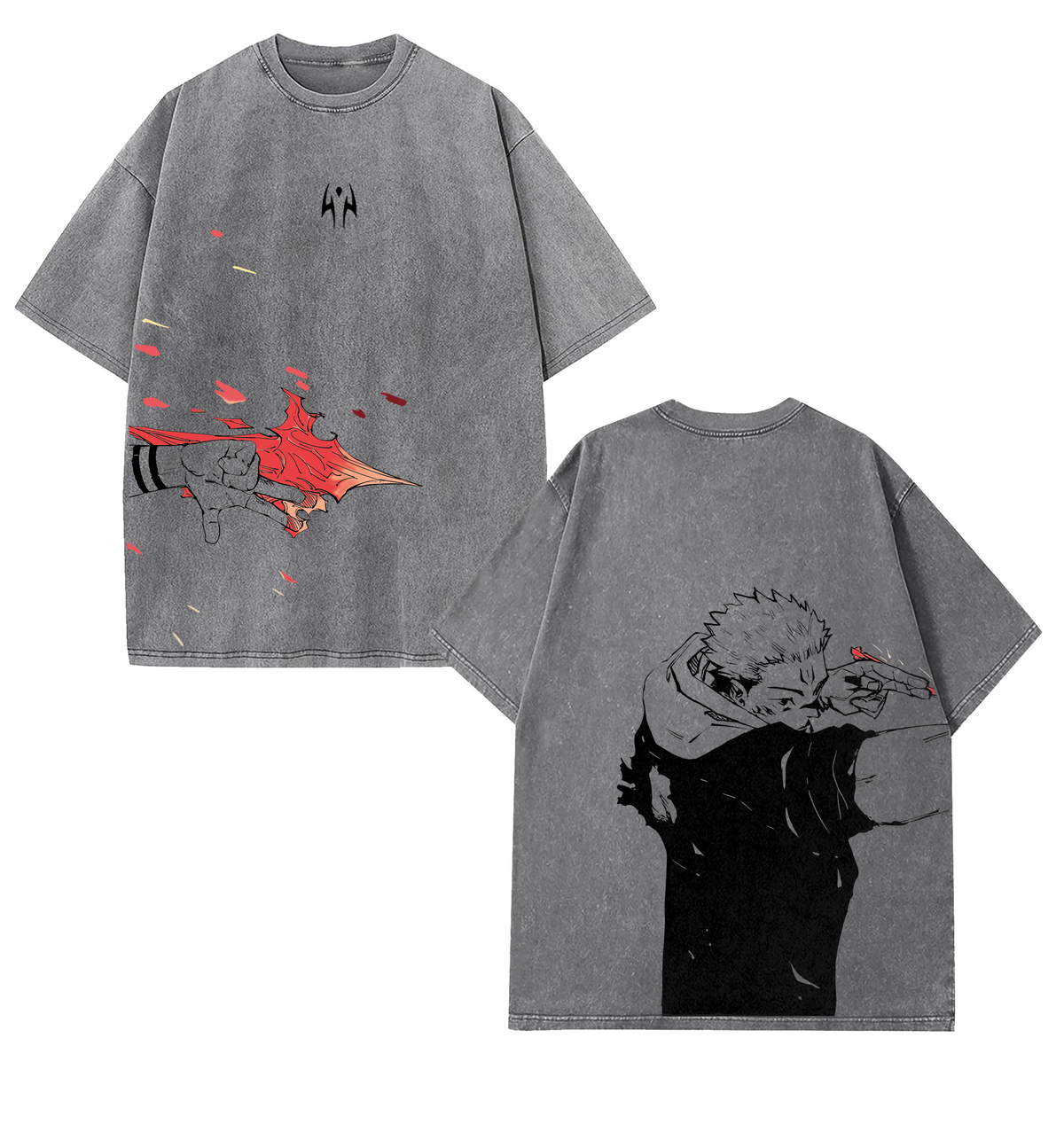 TTT'|Sukuna T-shirt Jujutsu Kaisen Tee Anime JJK22